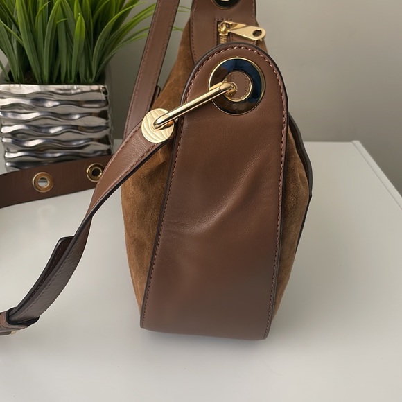 Michael Kors Raven Medium Messenger Crossbody Suede - Picture 5 of 13